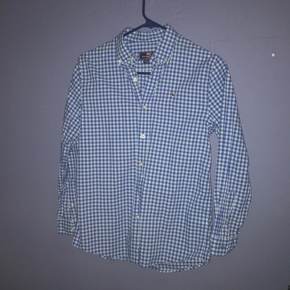 Vineyard Vines Kids Dressy Blue Button Down